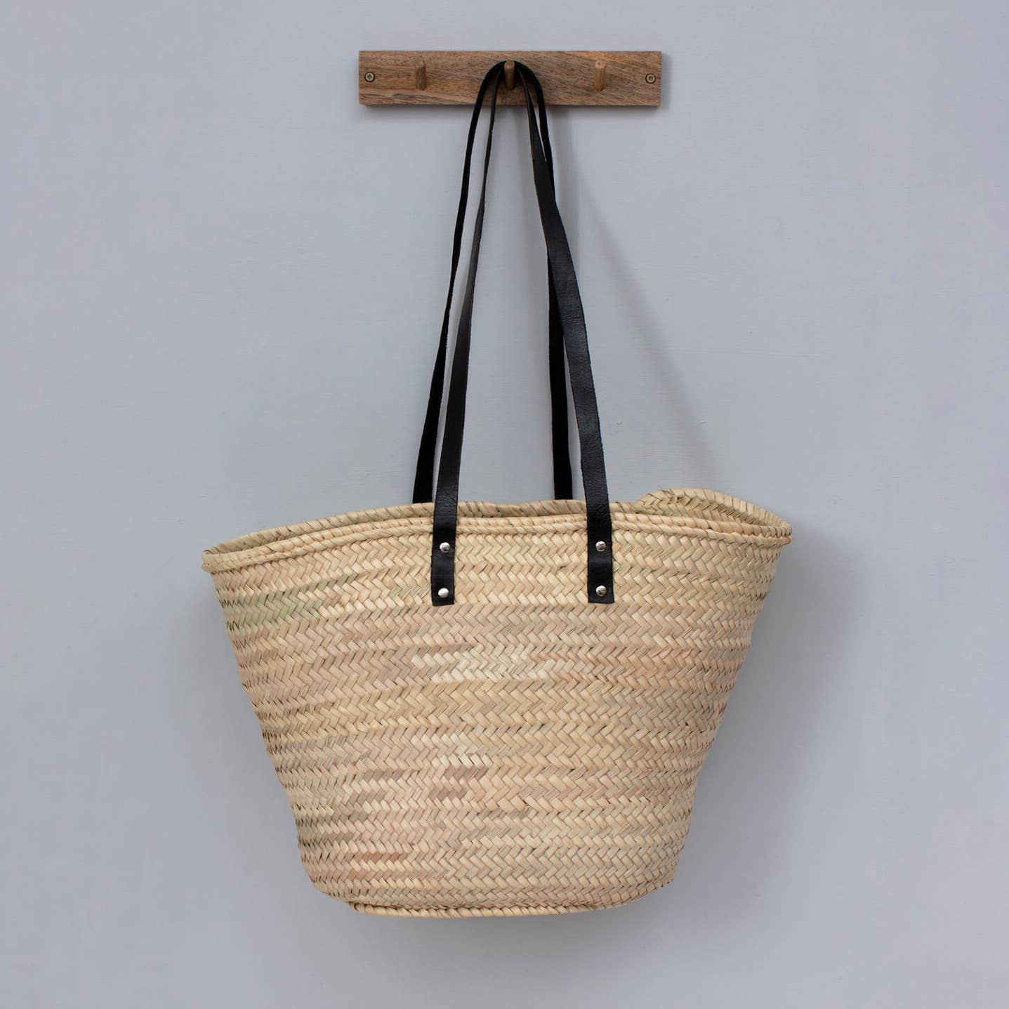 Valencia Shopper Baskets, Black