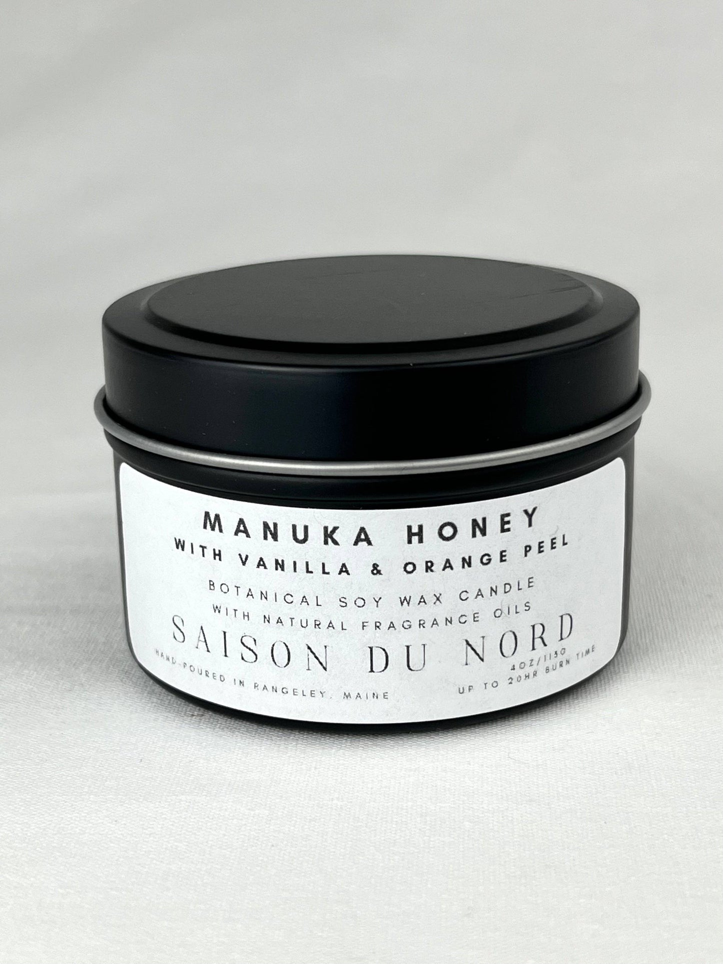 Manuka Honey Soy Wax Candle: 8oz Jar
