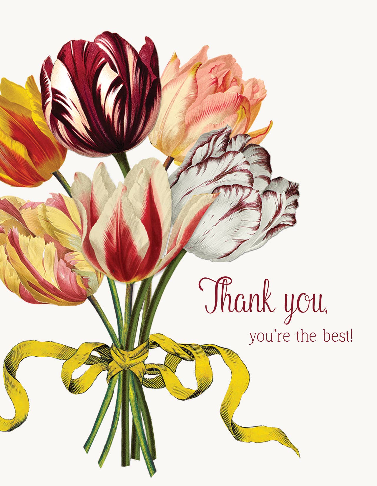 Thank you, you're the best • A-2 Greeting Card