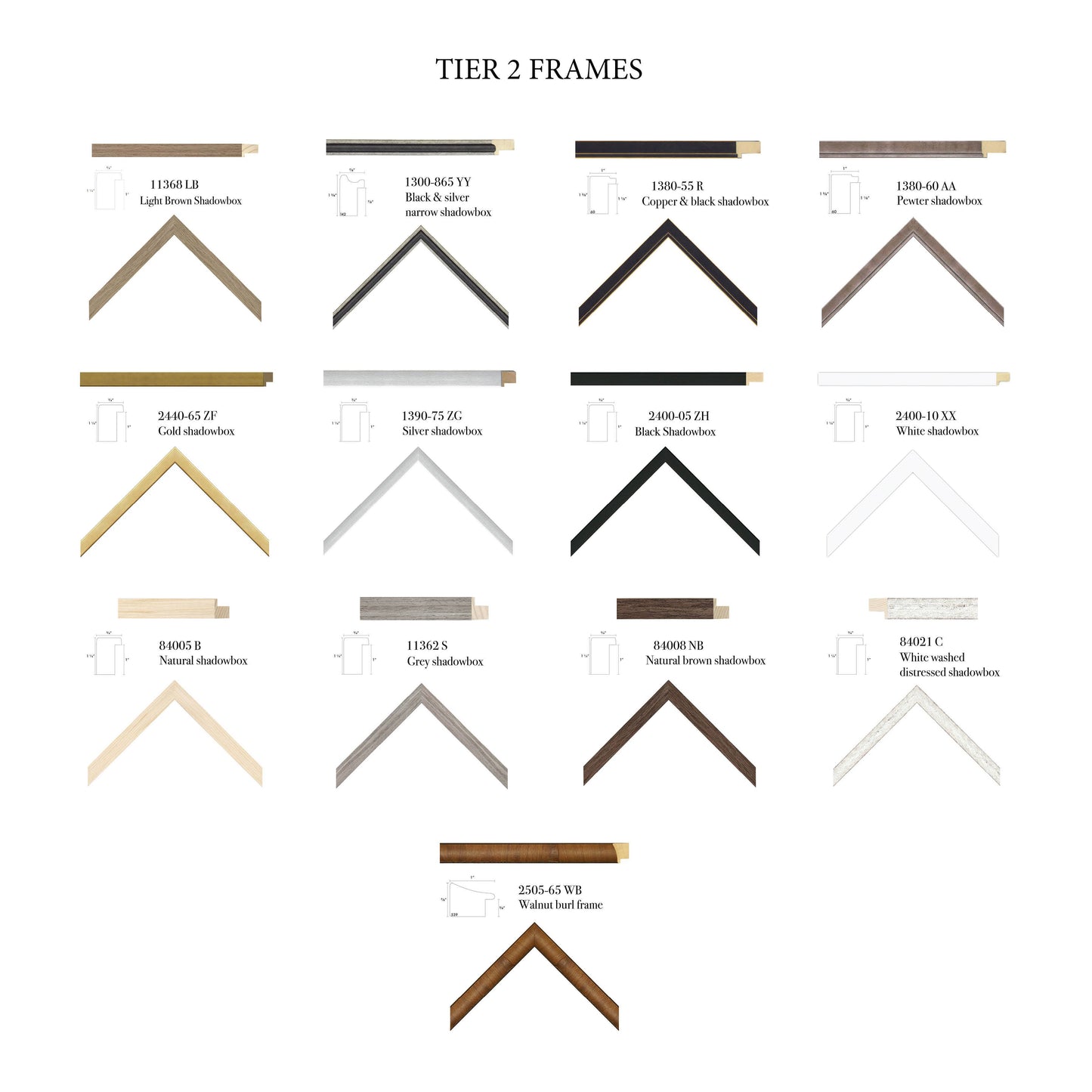 Framed winter oil painting reproduction B: Black With Bead 1300-905 U / 8" X 10"