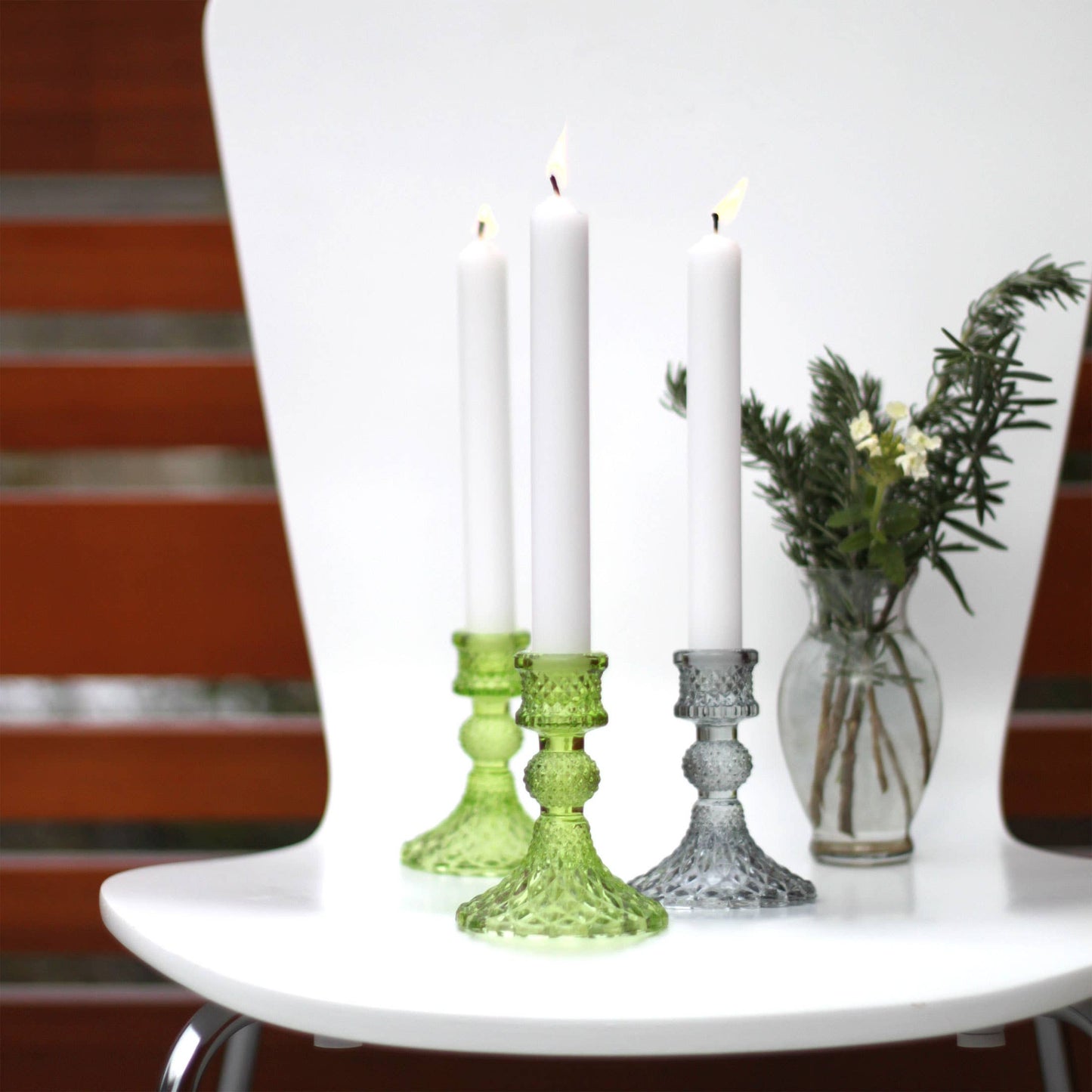 Baby Bella Candle Holder | Smoke