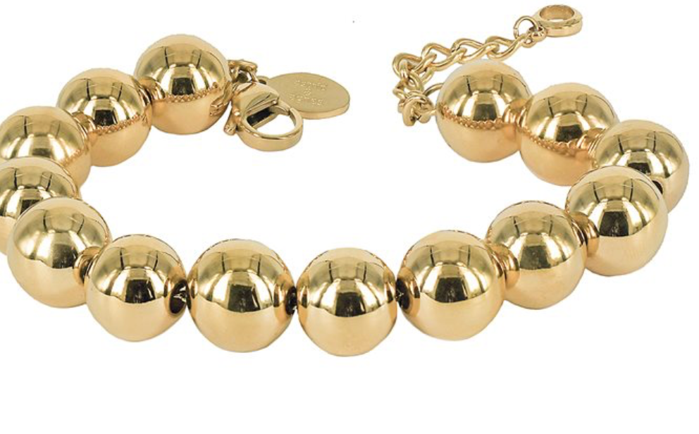 Ball and Bead Bracelet- Lobster claw clasp Steel