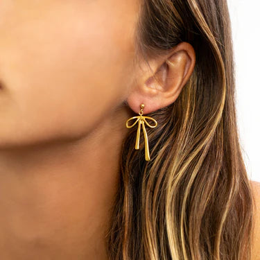 Ribbon Bow Earrings