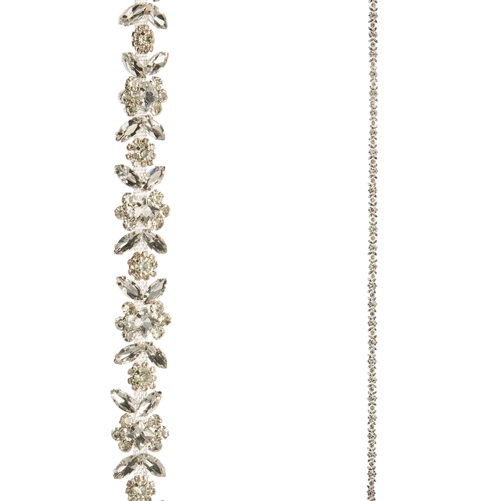 6' Clear Jeweled Garland