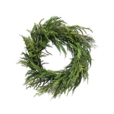 PINE WREATH-26" CYPRUS/ NORFOLK