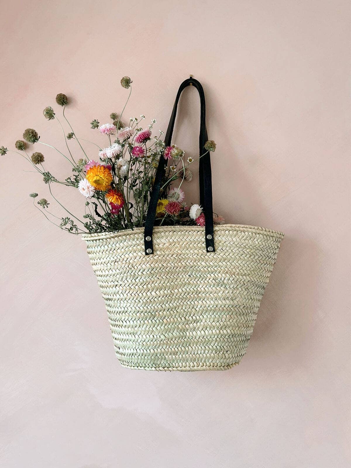 Valencia Shopper Baskets, Black