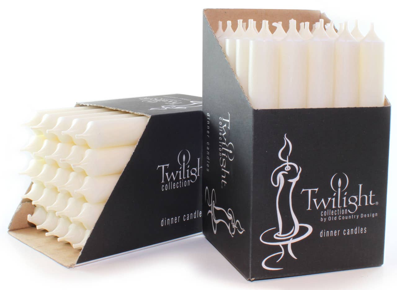Ivory 10" Dinner Candles