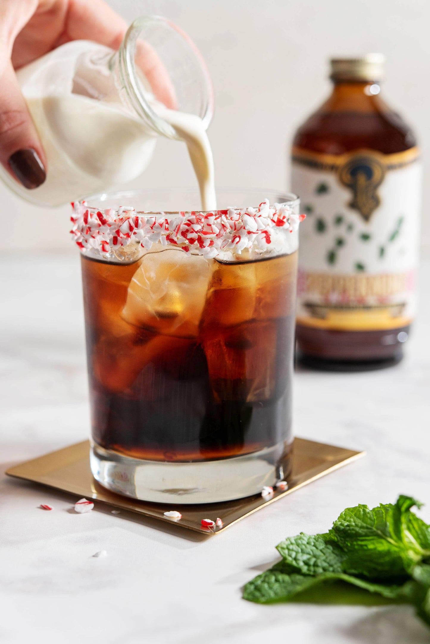 Peppermint Syrup 3.4 oz - cocktail / mocktail beverage mix