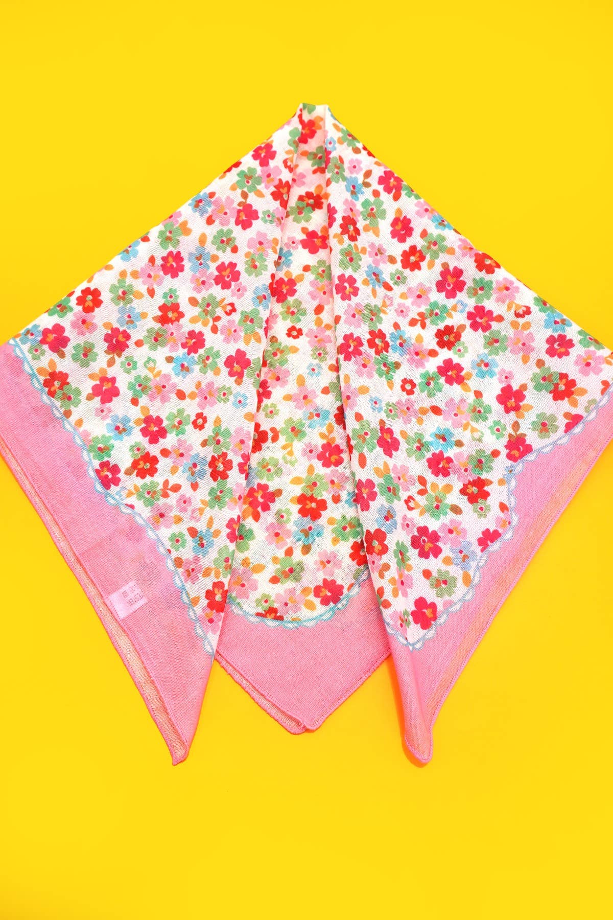 DITSY PRINT SILKY FEELING BANDANA SCARF | DITSY