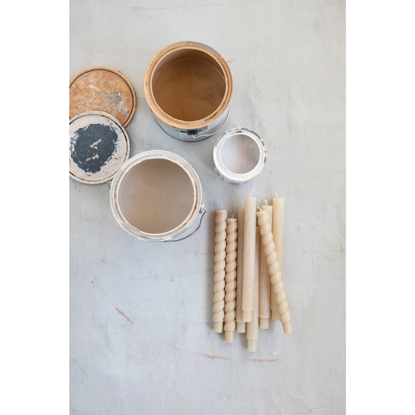 Twisted Taper Candles- Set of 2