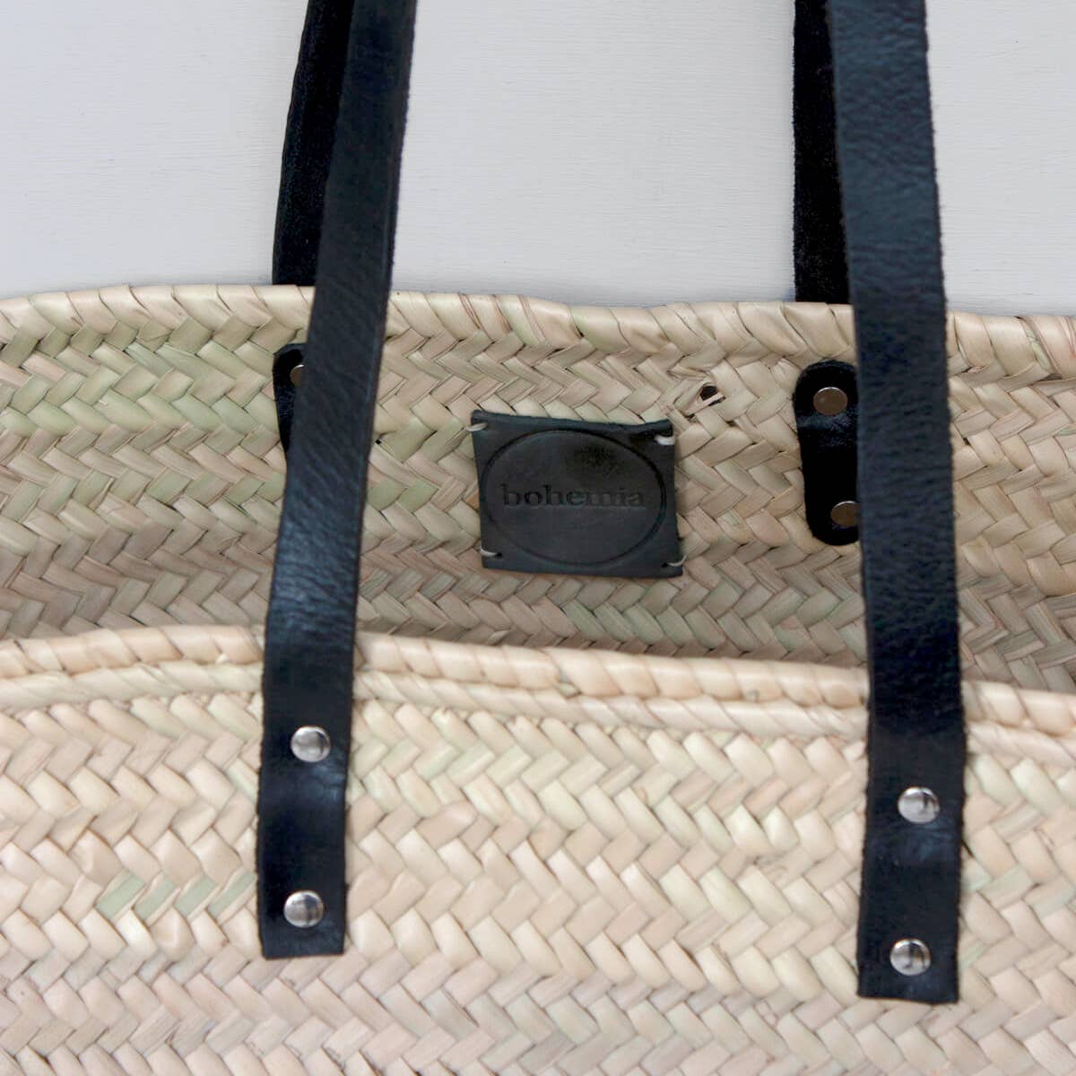 Valencia Shopper Baskets, Black
