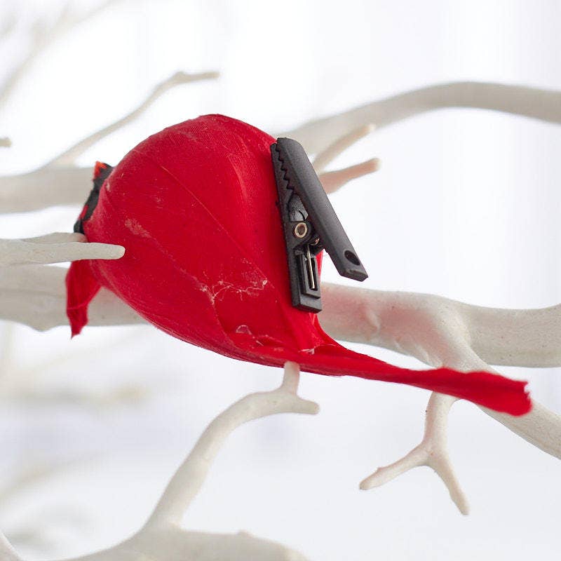 3" Small Artificial Cardinals (Package of 12 pieces)