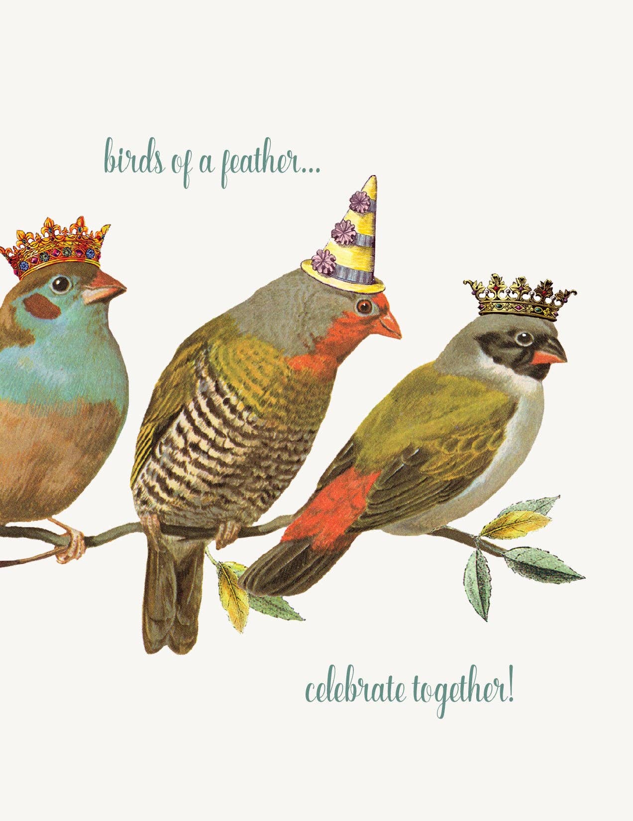 Birds Of A Feather • A-2 Greeting Card