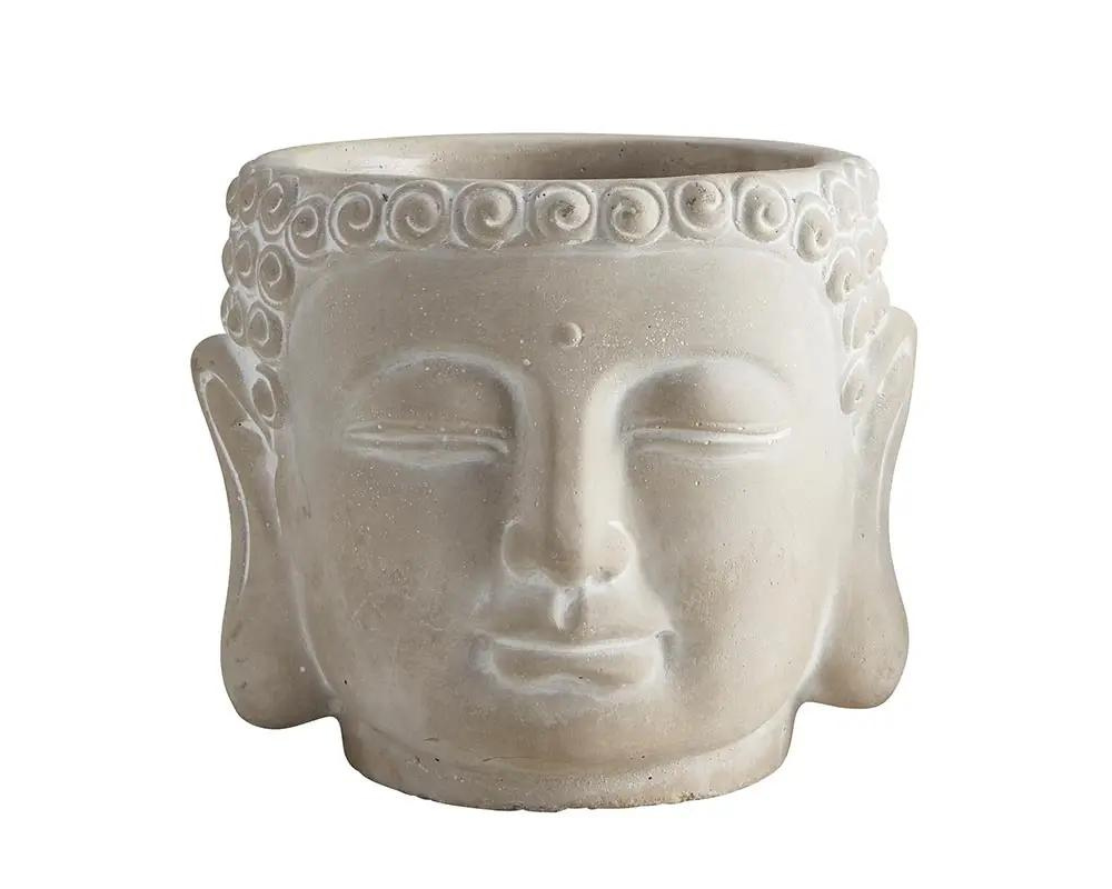 Cement Buddha Planter