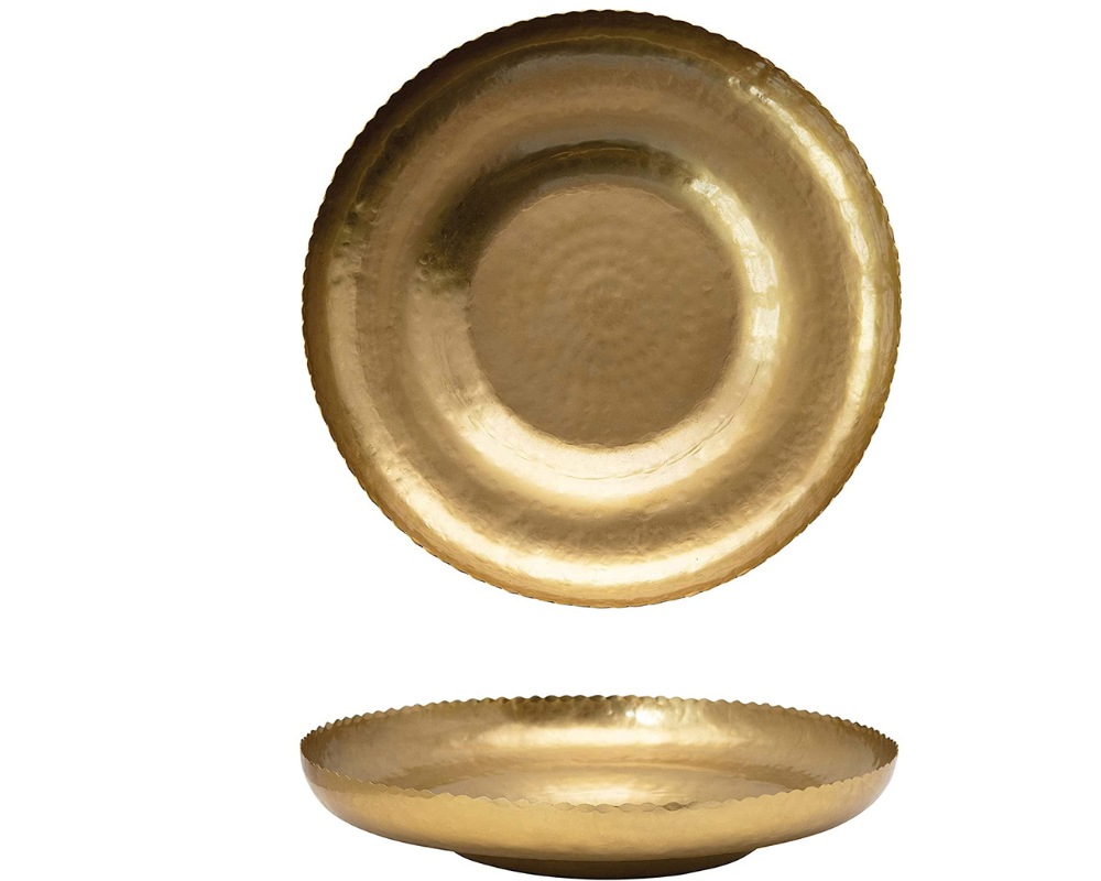 Hammered Metal Tray