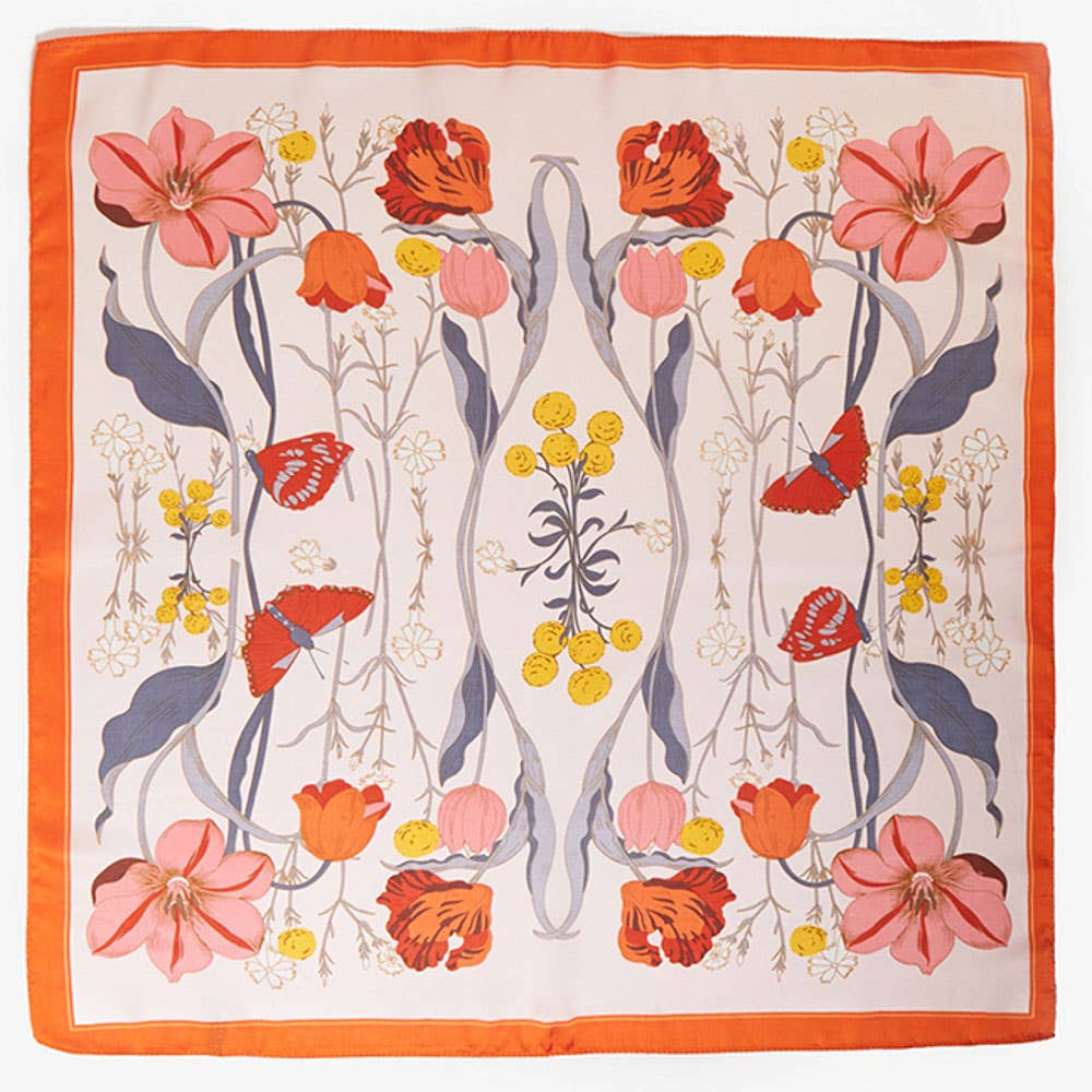 FASHION FLOWER BANDANA BS-0017: Or