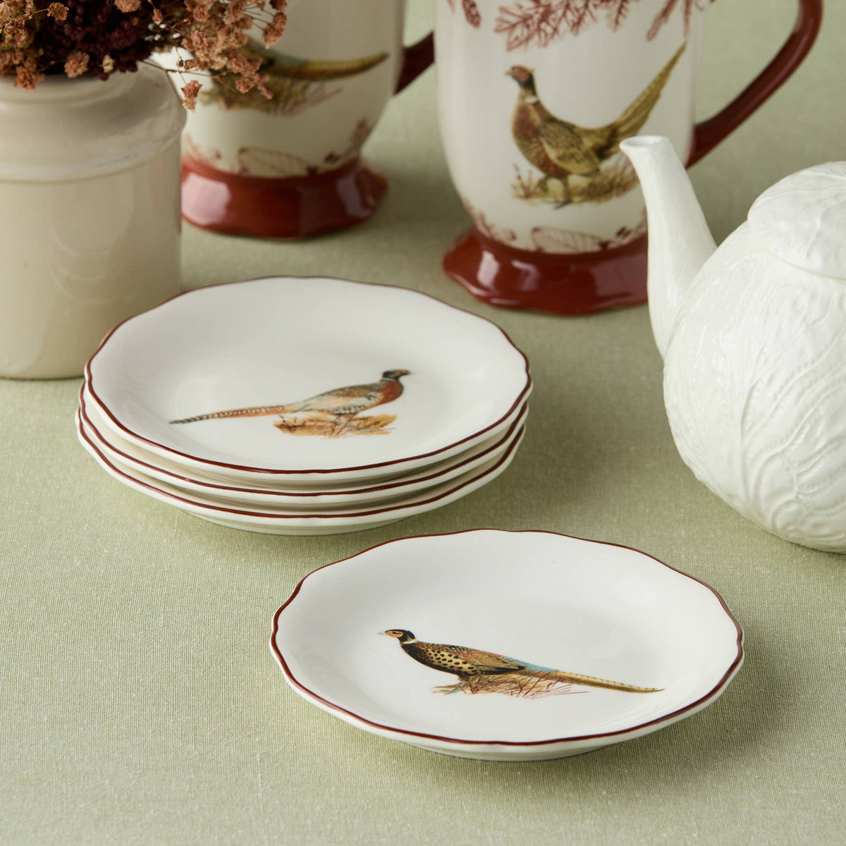Pheasant Grove Canape Plate