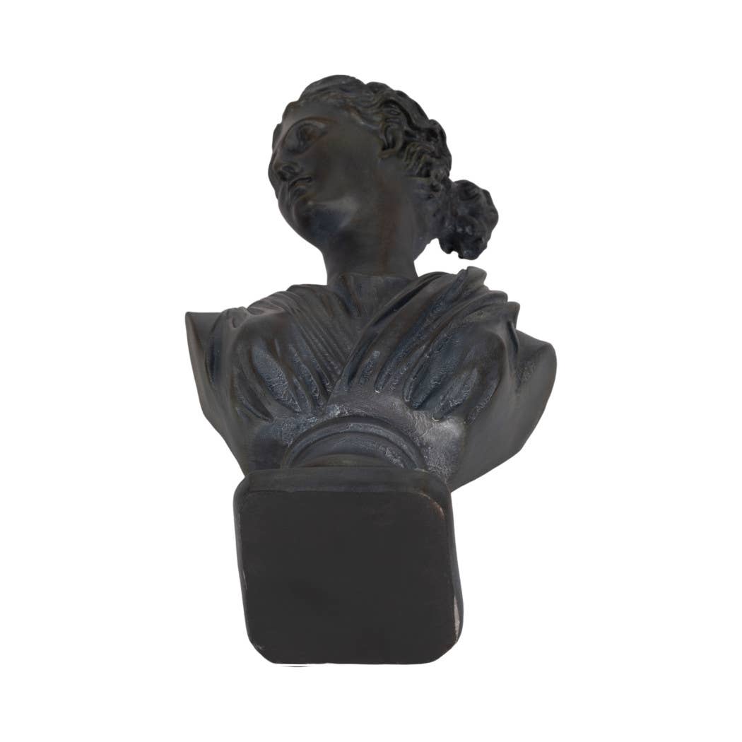 Aged Classical Bust Sculpture.