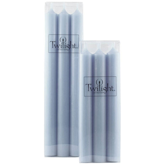 Blue Grey Dinner Candles |