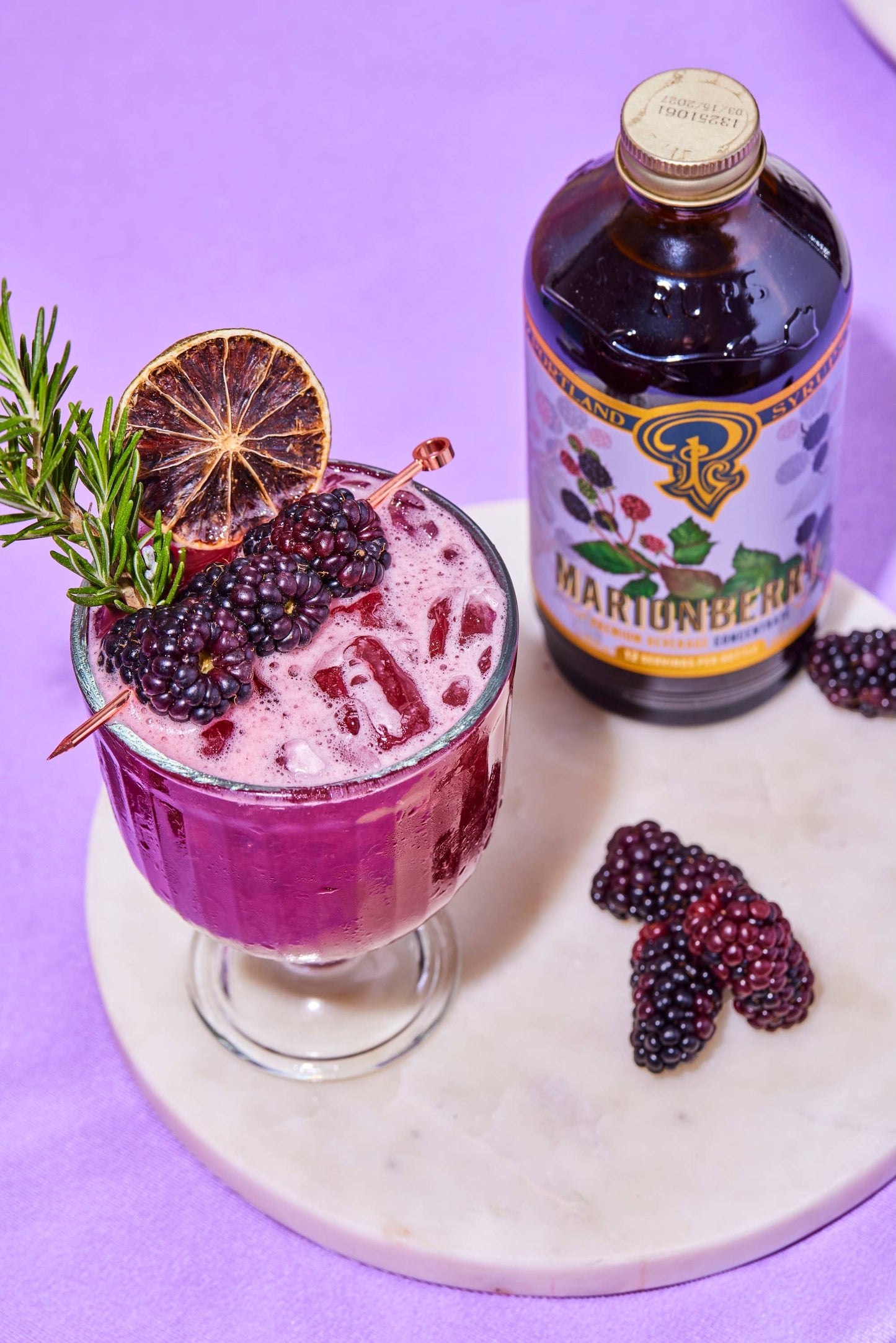 Marionberry Syrup 12oz - cocktail / mocktail beverage mixer