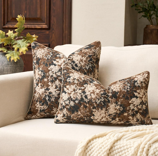 Brown Tapestry Pillow