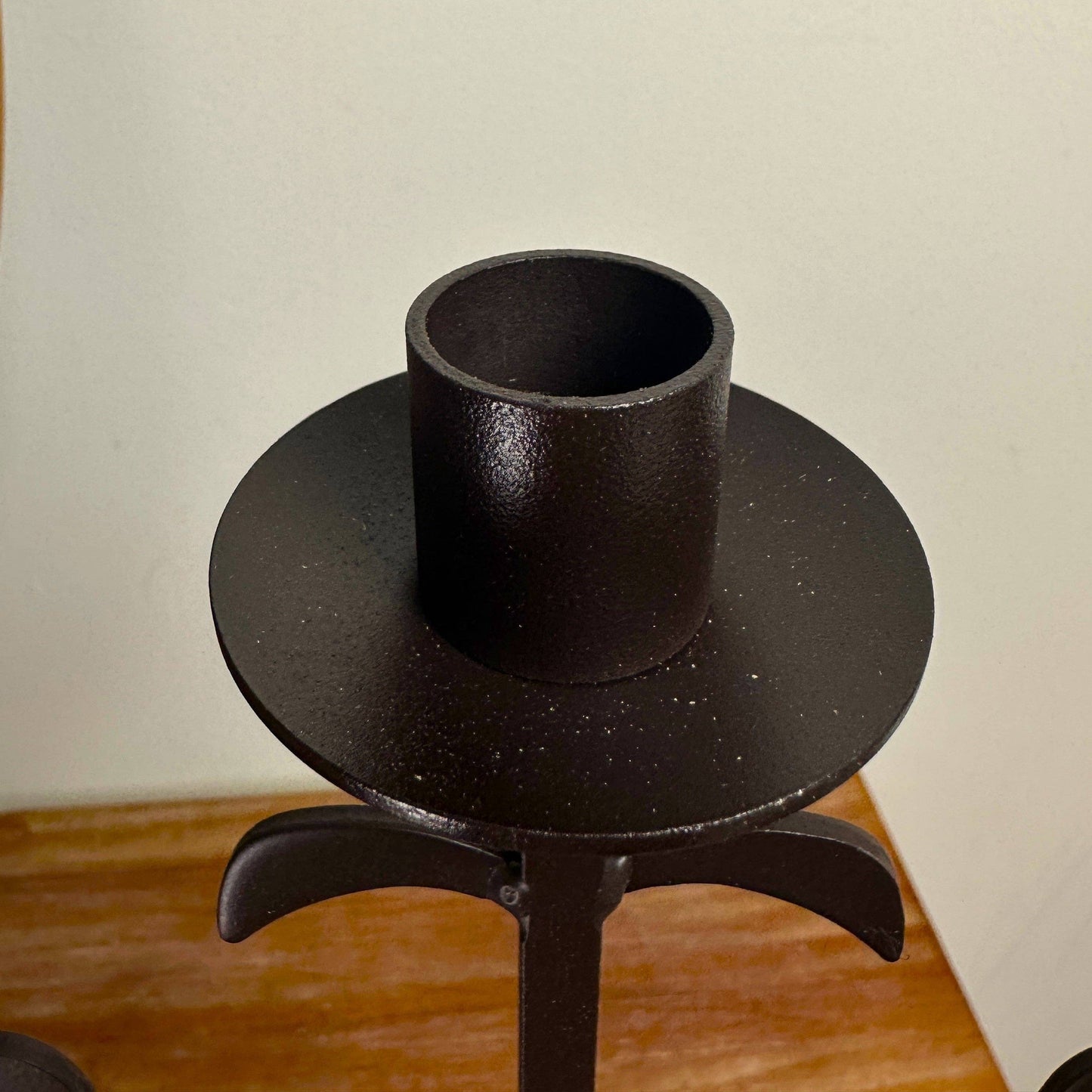 Iron Metal Rusted Candelabra