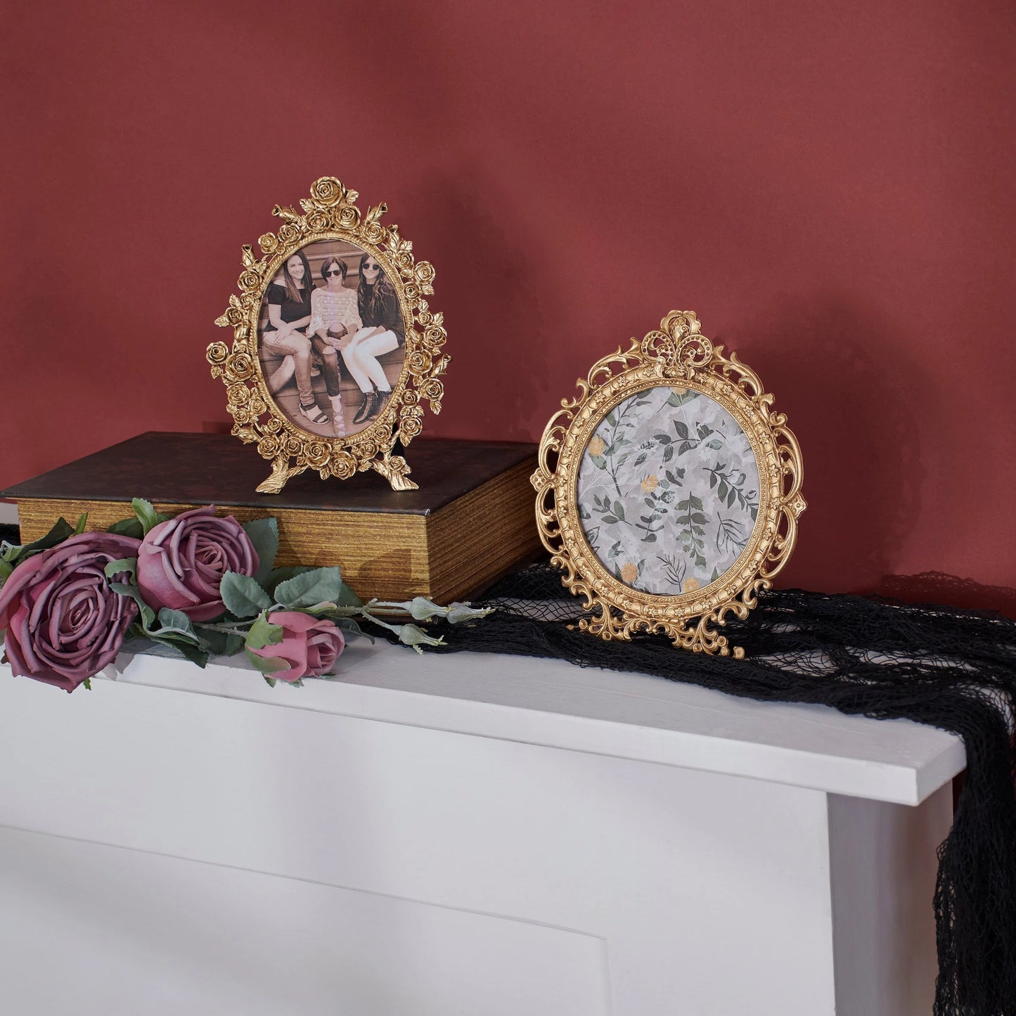 Ornate Gold Filigree Photo Frame