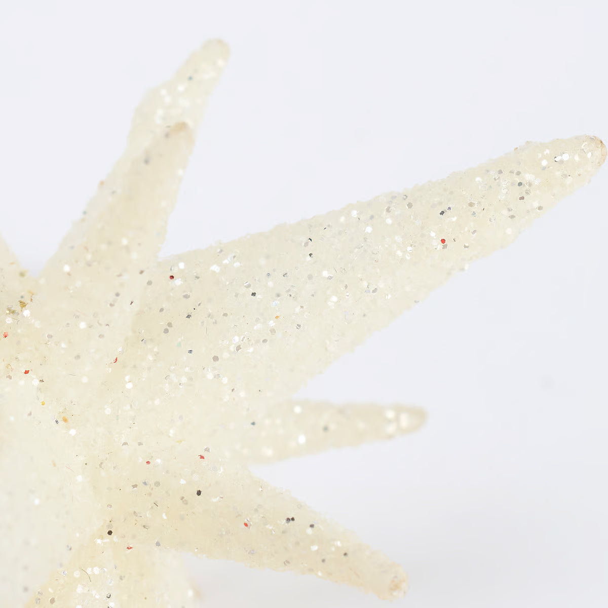 White Starburst Ornament
