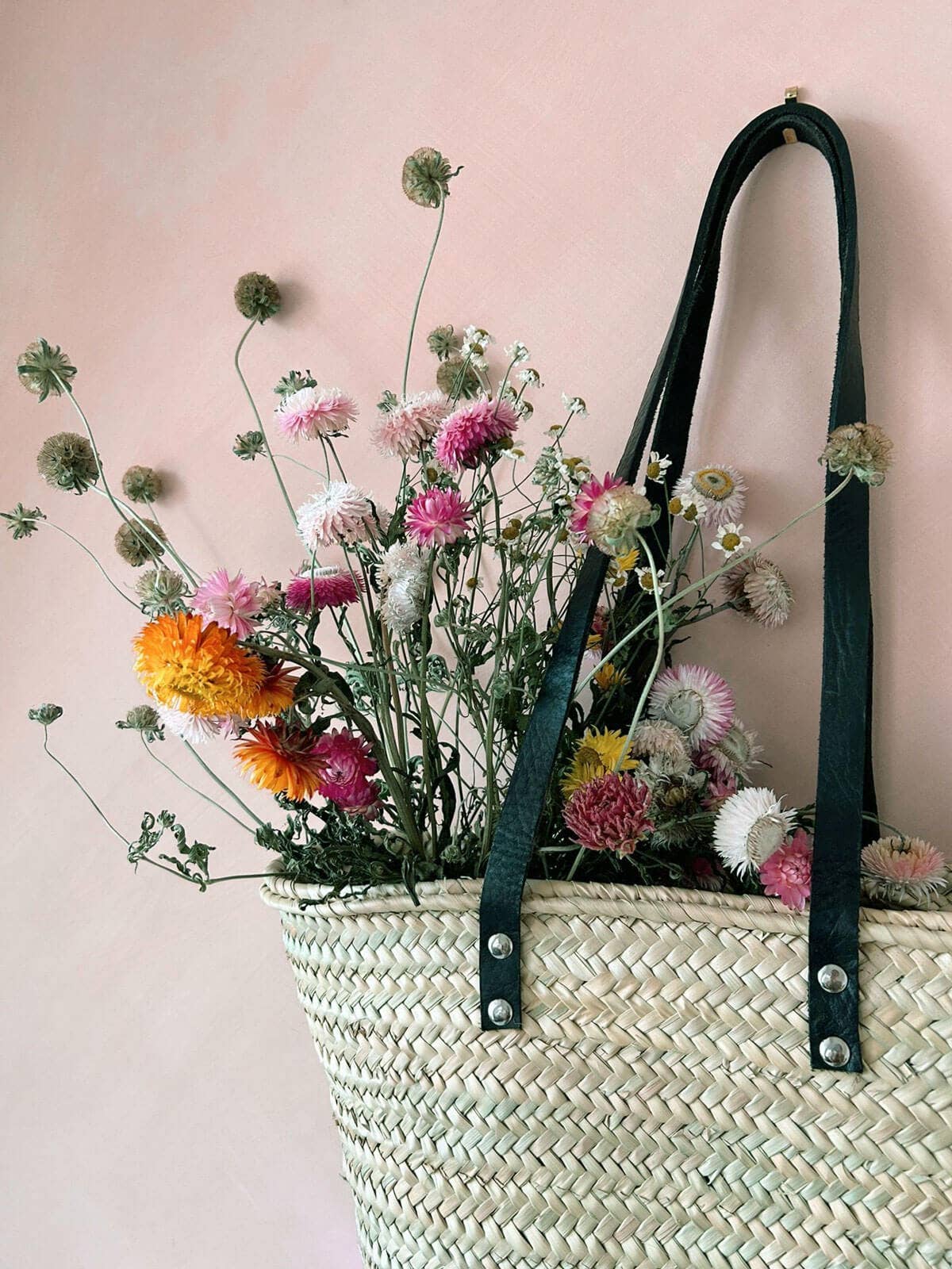 Valencia Shopper Baskets, Black