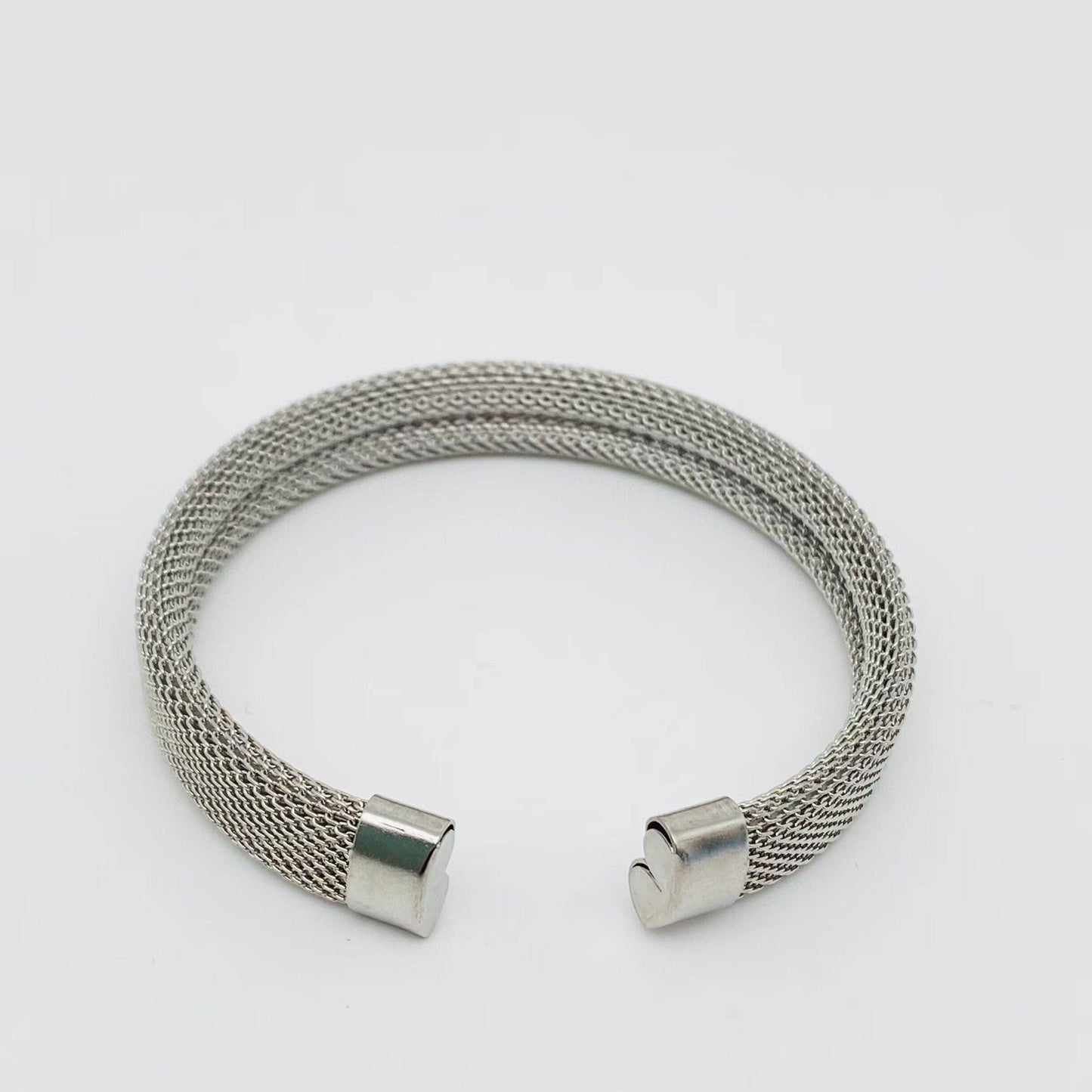 Stainless Steel Wire Opening Adjustable Bangle
