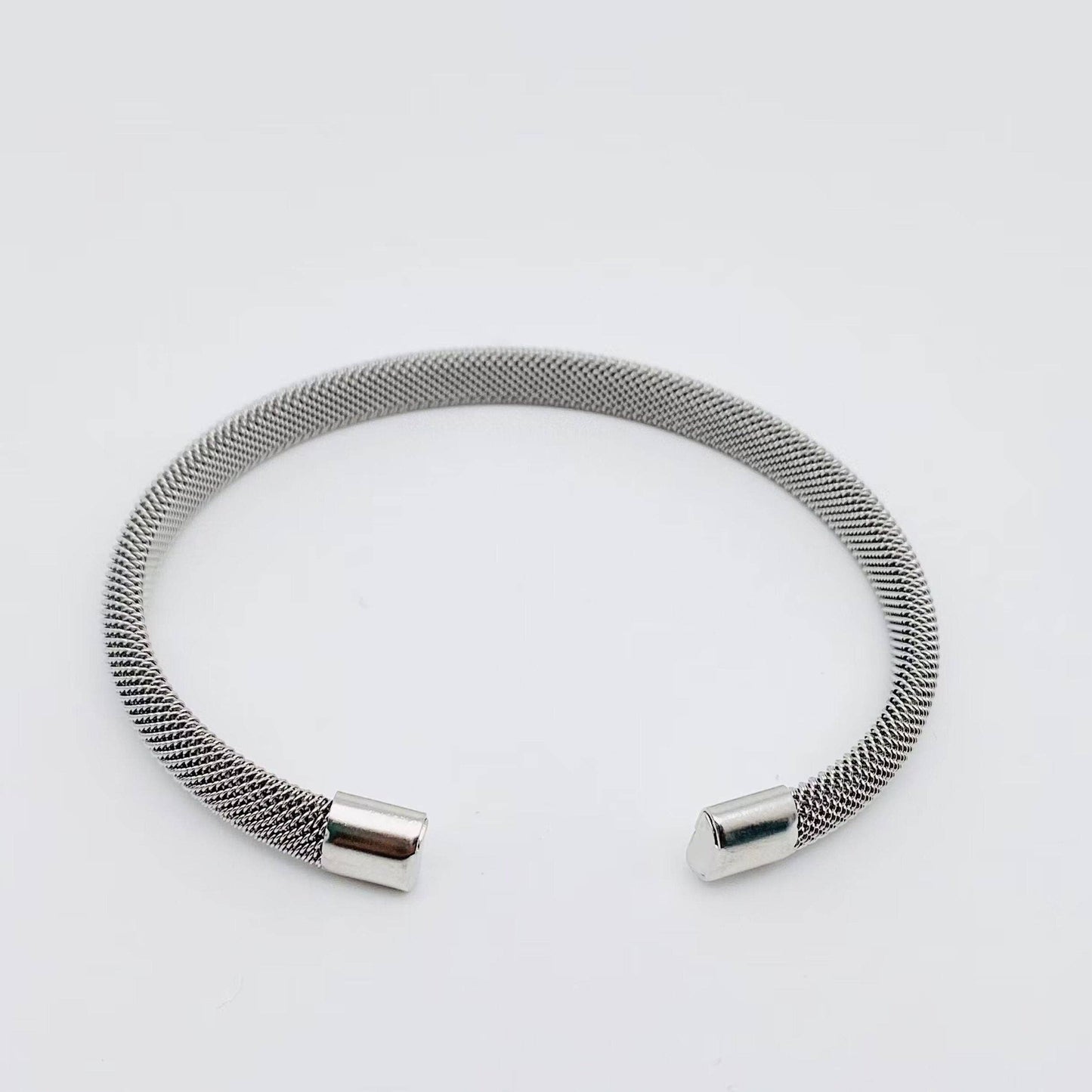 Stainless Steel Wire Opening Adjustable Bangle