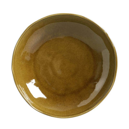 Bio Stoneware Amber Salad Bowl, 28 Oz: Stoneware