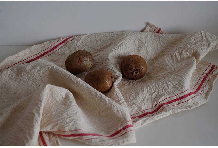 Simple Striped Cotton Linen Napkin