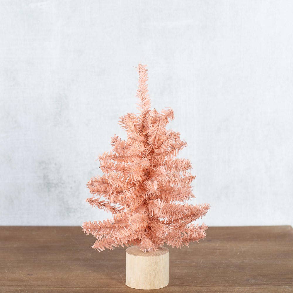 12" Designer Pink Artificial Canadian Pine Tree