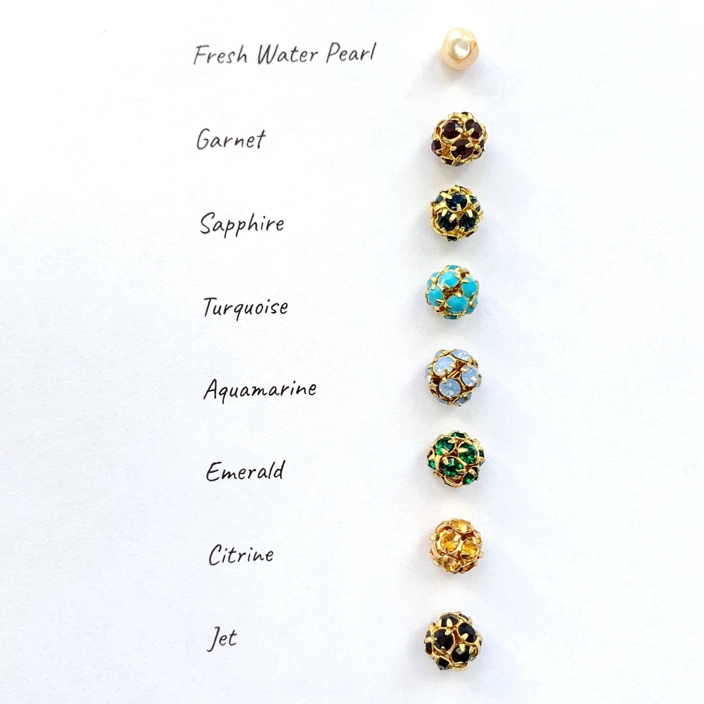 Zodiac Necklace with Gemstone Bead - Choice of Gemstone: Sapphire / Capricorn