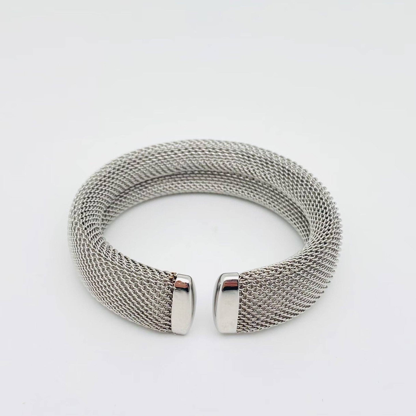 Stainless Steel Wire Opening Adjustable Bangle