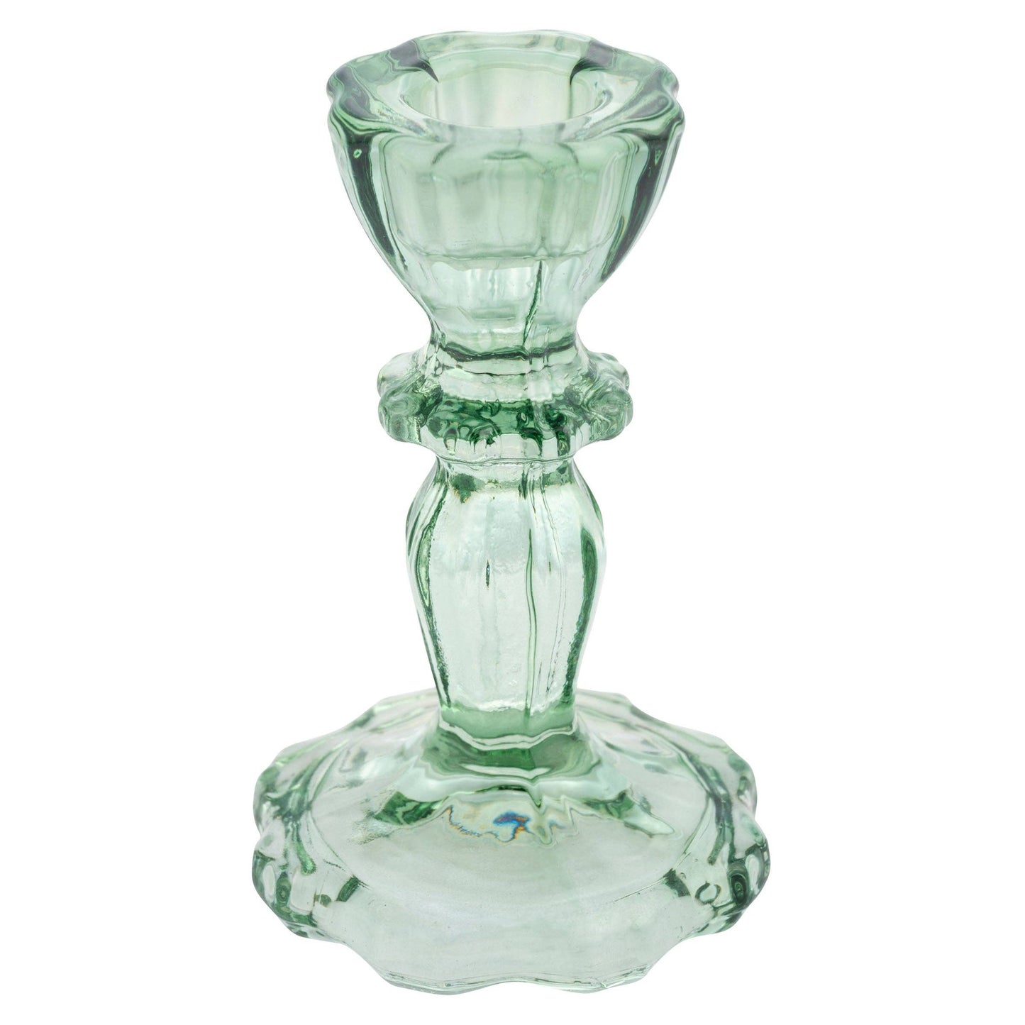 Glass Candlestick Holders: Juniper