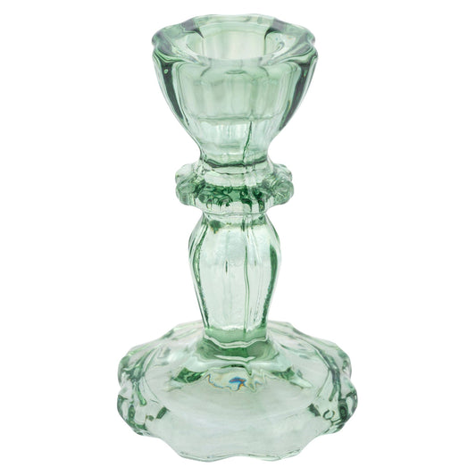 Glass Candlestick Holders: Juniper