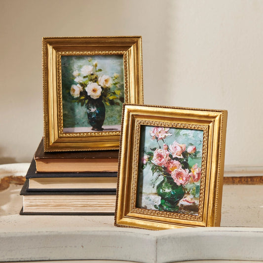Enchanted Roses Mini Framed Art- 5.75"