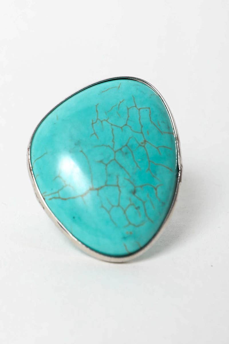 Droplet Turquoise Ring