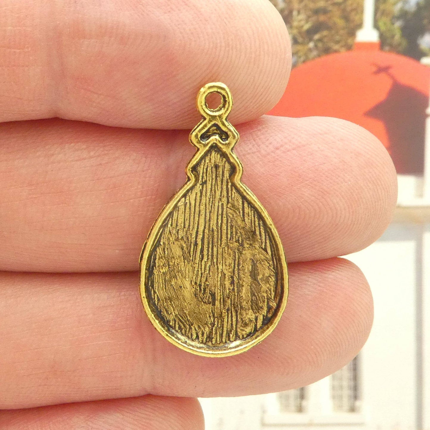 5 Gold Fleur De Lis Charm Pendant by TIJC SP0690