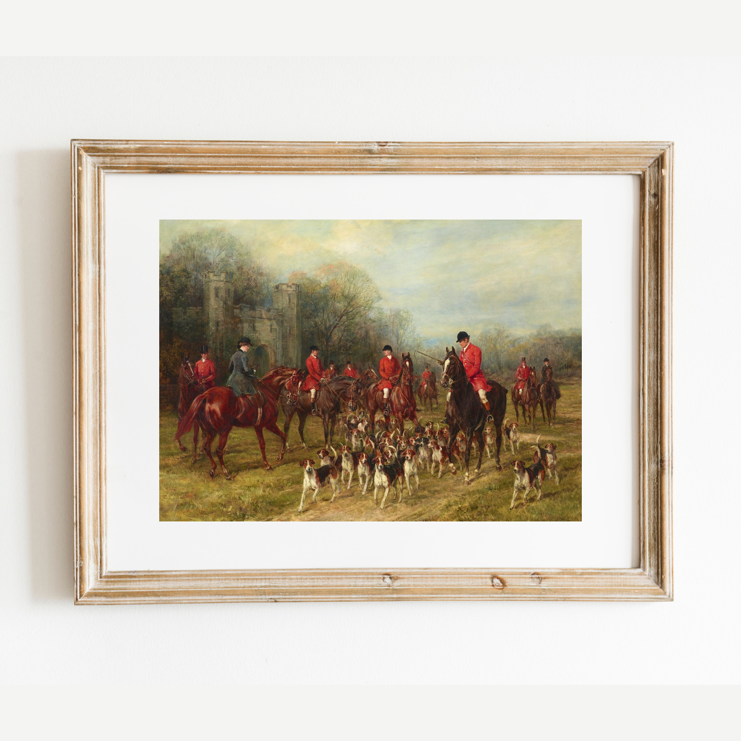 The Meet Antique Art Print