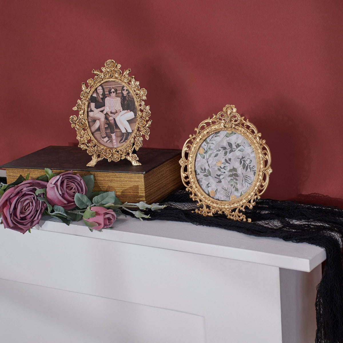 Ornate Gold Filigree Photo Frame