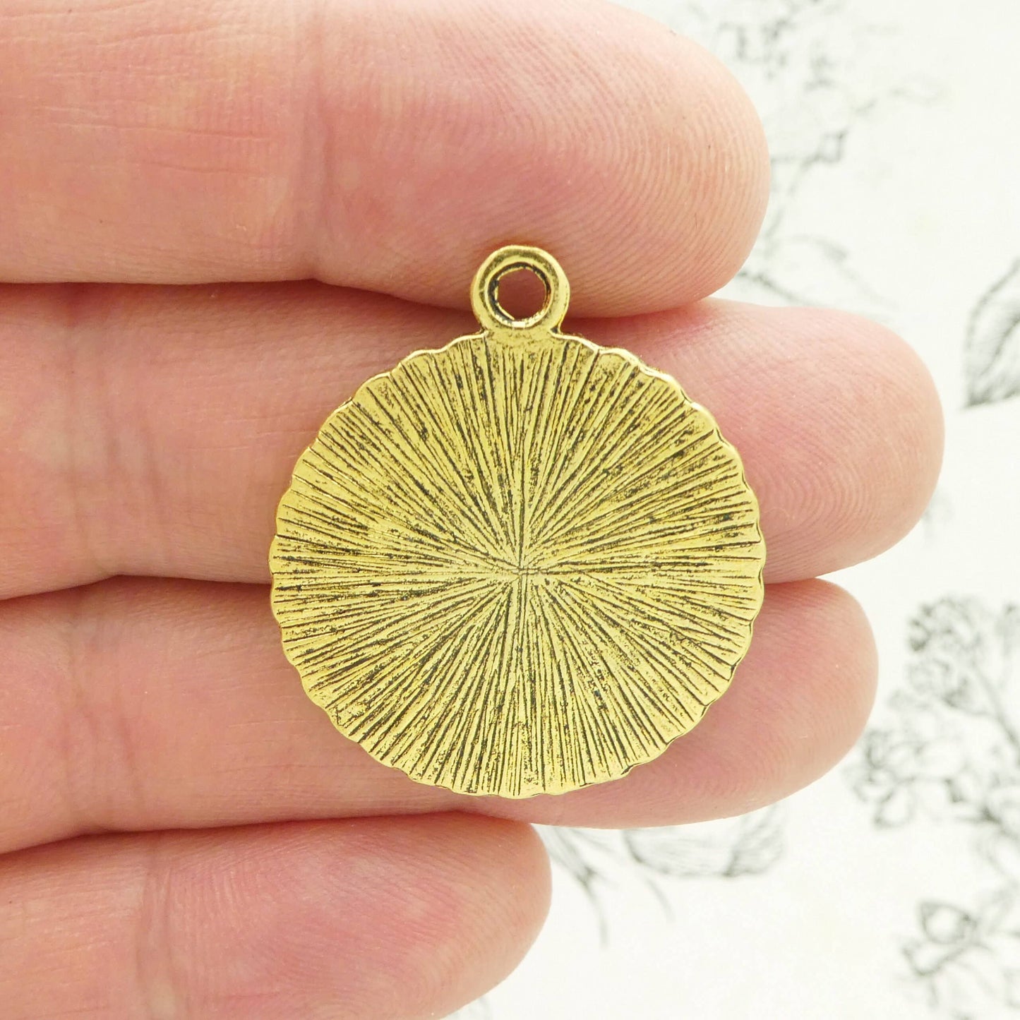 2 Tree of Life Charm Pendant Gold by TIJC SP2069