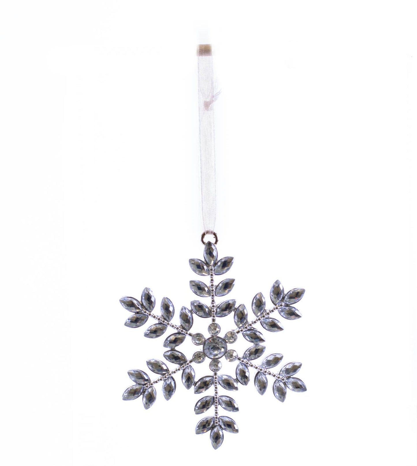 Crystal Snowflake Ornament - Year-Round Decor