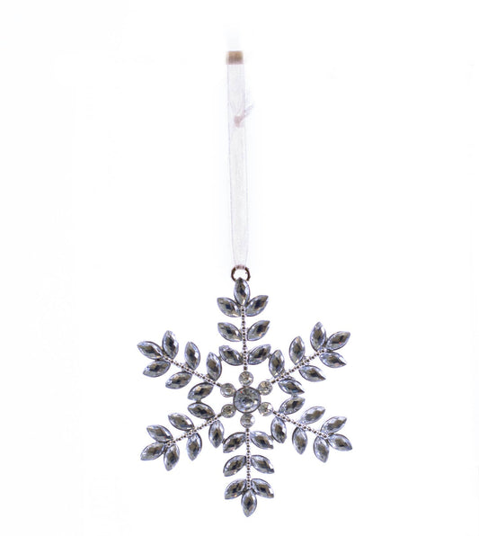Crystal Snowflake Ornament - Year-Round Decor