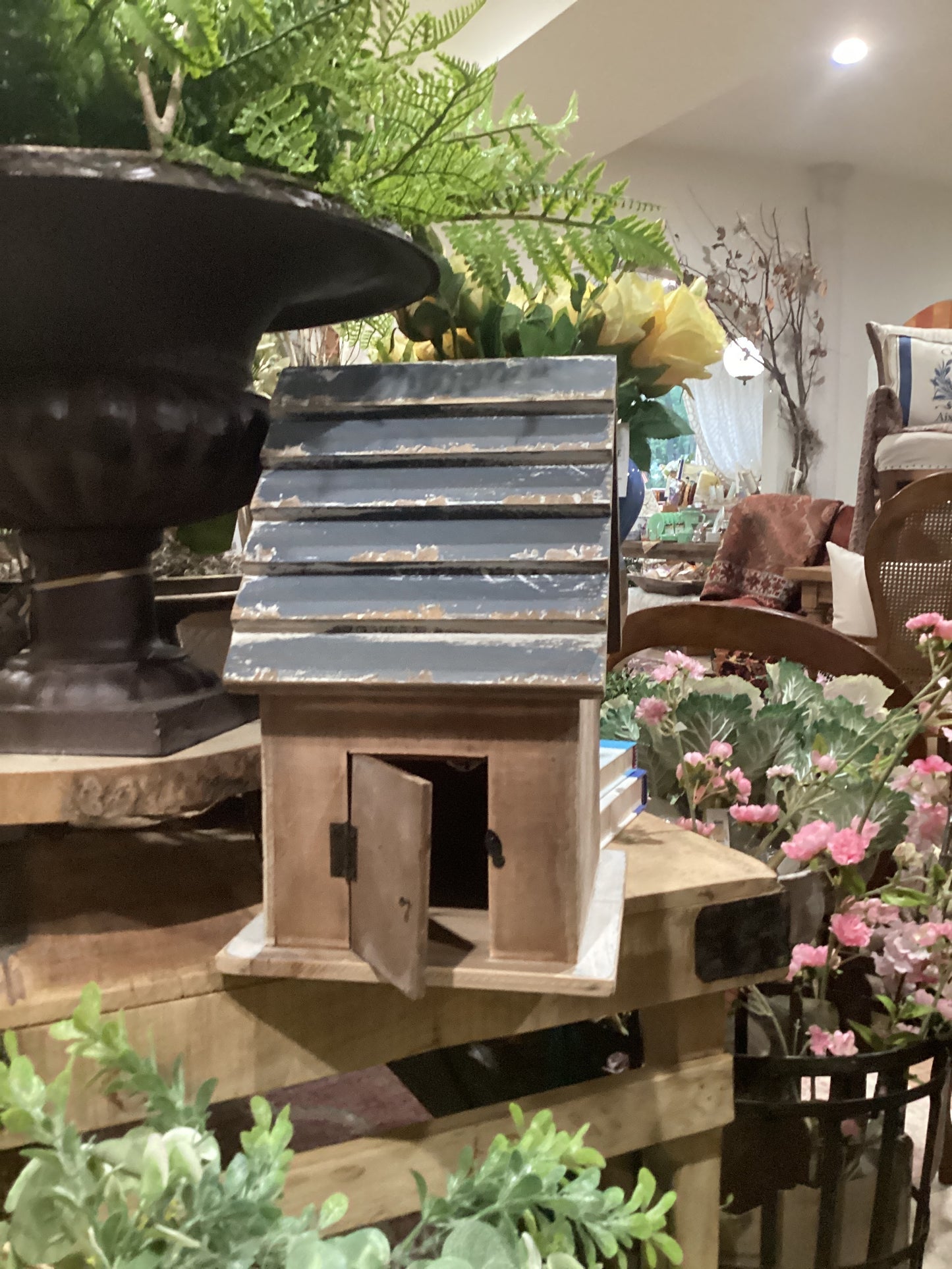 Wood birdhouse