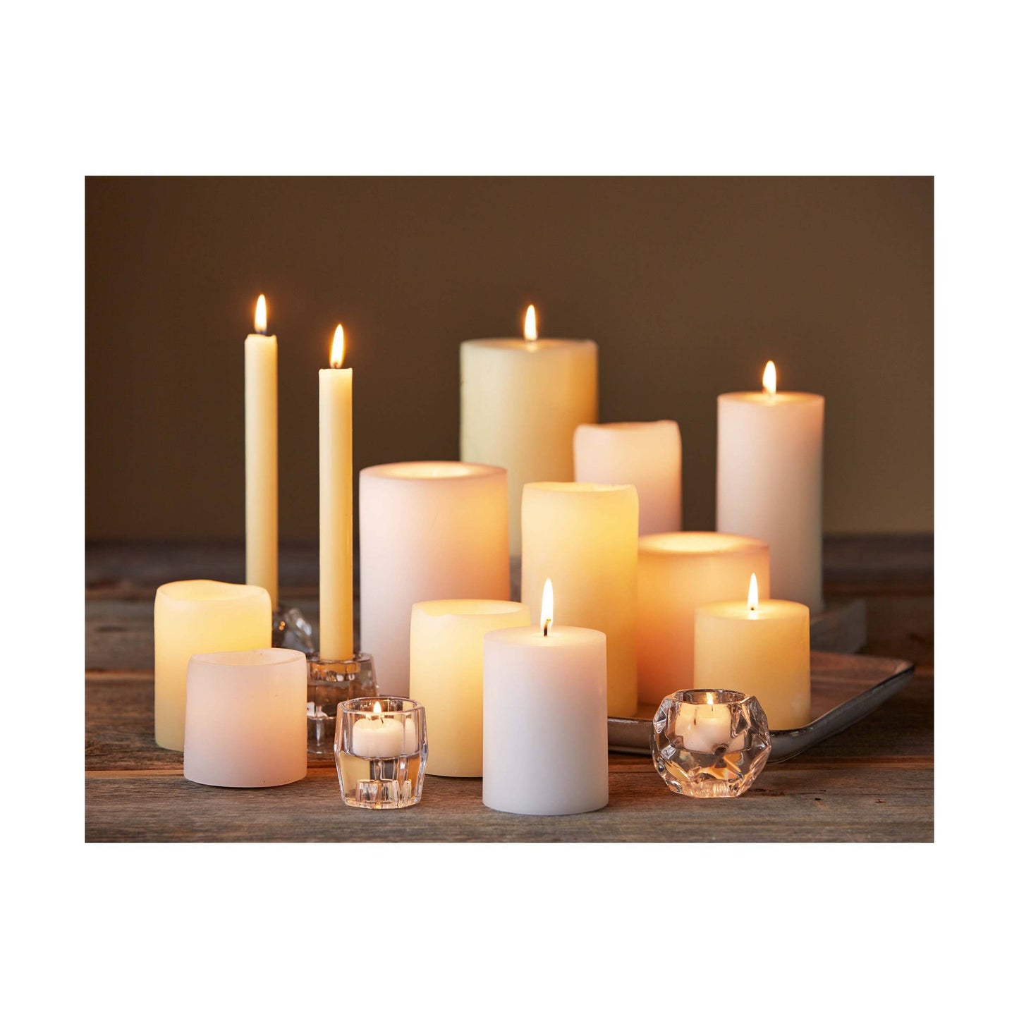 Color Studio Pillar Candle 3X6 Ivory Wax Everyday
