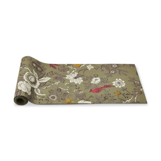 Autumn Toile Runner - Green