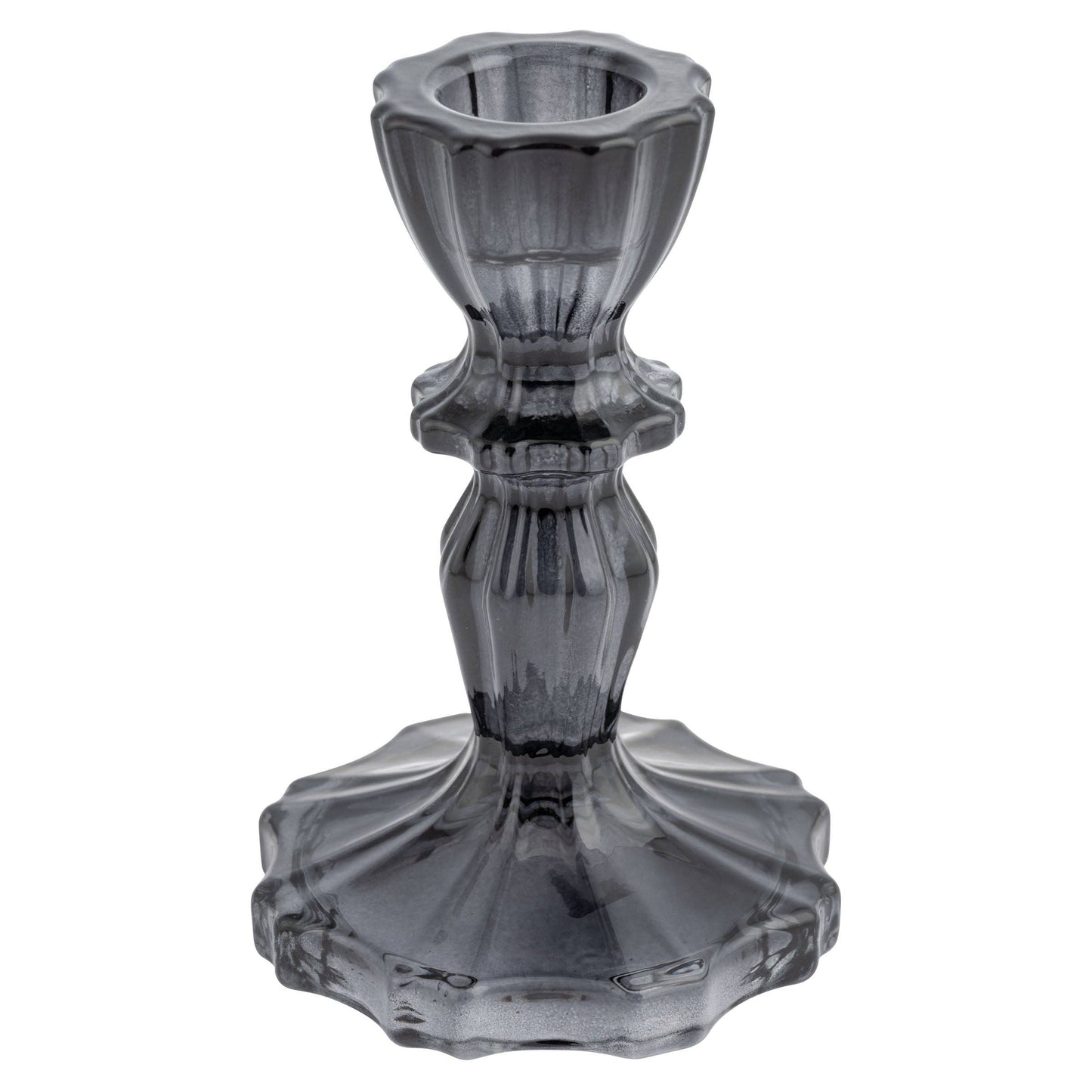Glass Candlestick Holders: Juniper